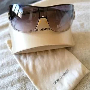GIORGIO ARMANI Sunglasses Italy Beige Marble Owned By Meredith Marks Of RHOSLC Giorgio Armani | Accessories | Giorgio Armani Sunglasses  main image 3